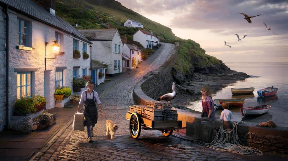 ‘Magical’ village with a thriving high street and UK’s most picturesque harbour