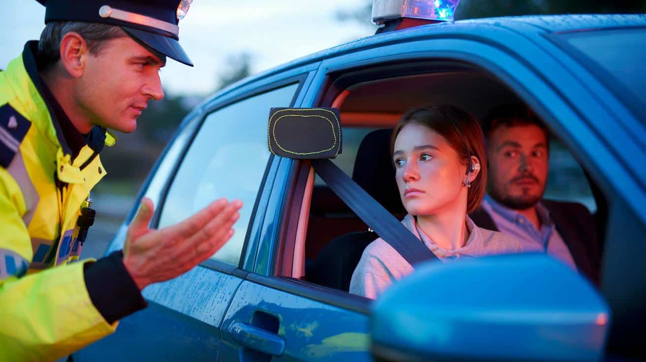 Police offer seatbelt covers to help communication during incidents