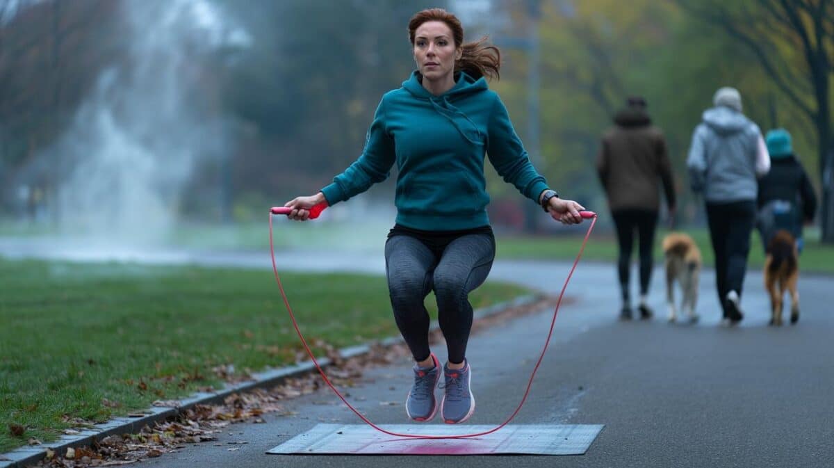 The workout at least four times more effective than walking