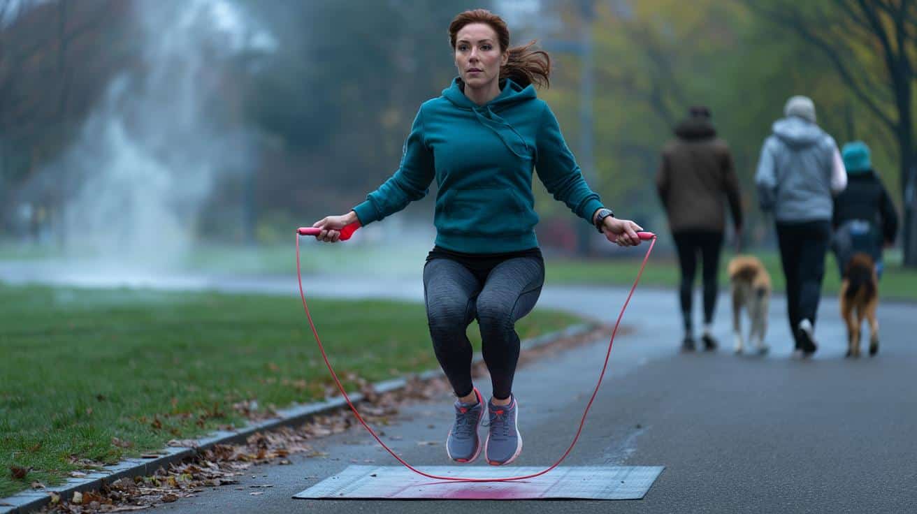 The workout at least four times more effective than walking